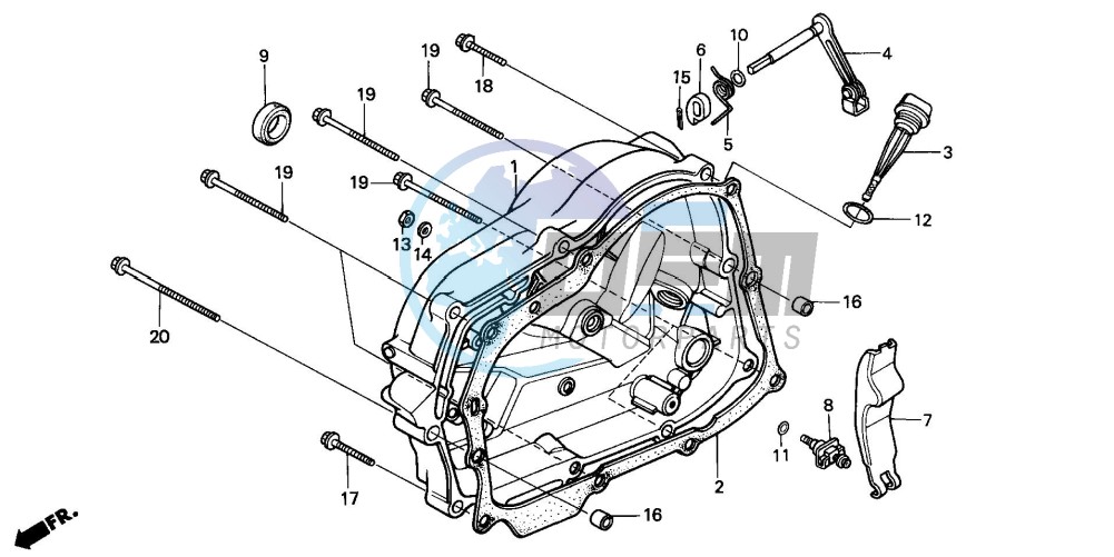 RIGHT CRANKCASE COVER