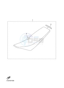 WR250F (1HCE) drawing SEAT