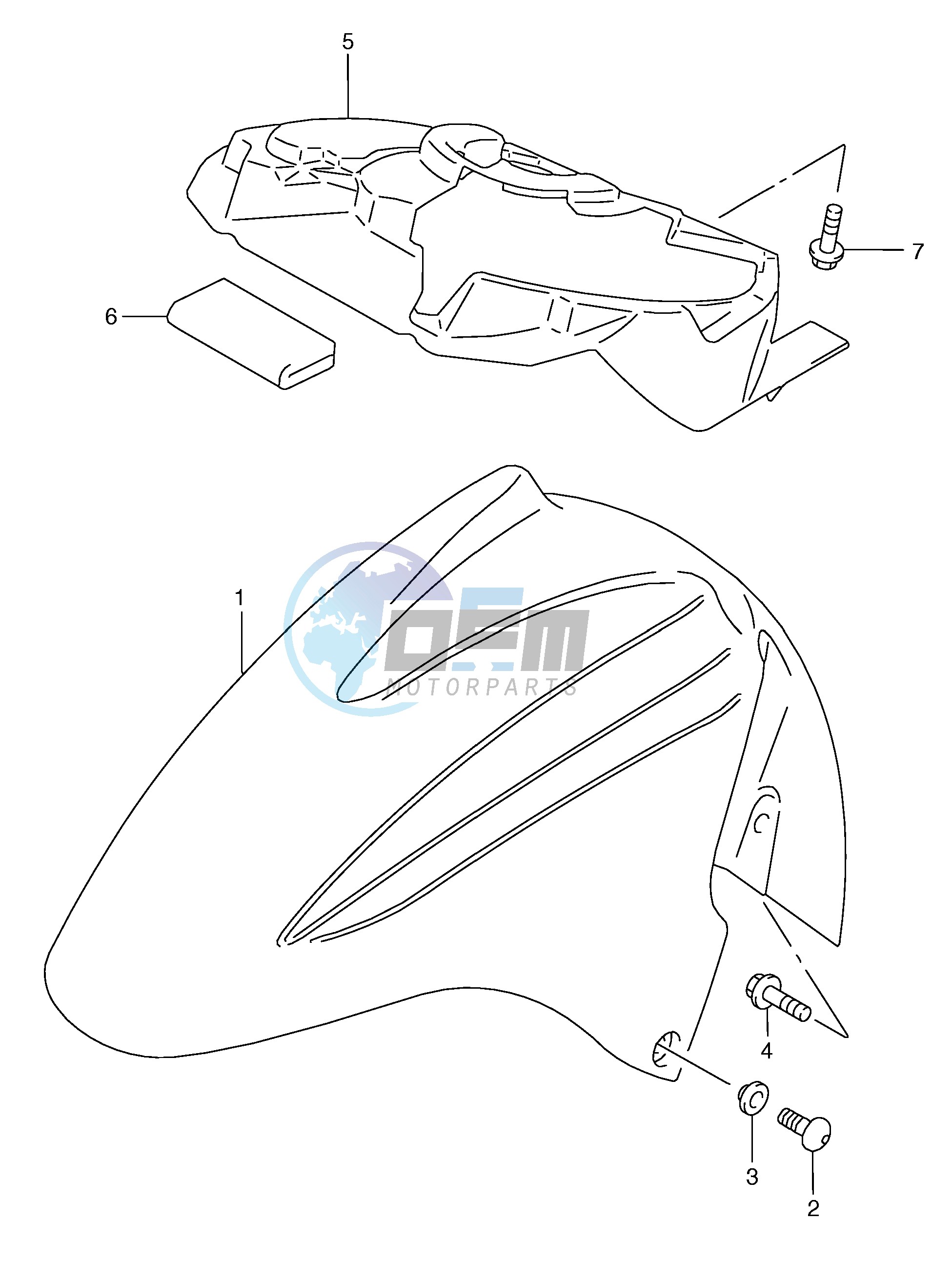 FRONT FENDER (MODEL Y)