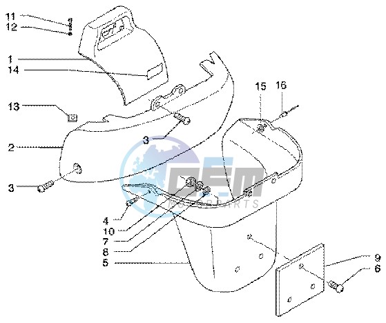 Rear coverings