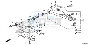 TRX420FA5F TRX420F Europe Direct - (ED) drawing FRONT ARM