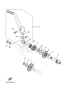 YZ125 (B4X2) drawing STARTER