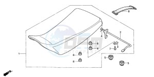 TRX250TM FOURTRAX RECON drawing SEAT