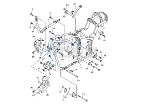 XVS DRAG STAR 1100 drawing FRAME MY00