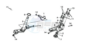 MAXSYM 600 I ABS EXECUTIVE (LX60A3-EU) (E4) (L7-M0) drawing FRONT FORK / STEERING STEM