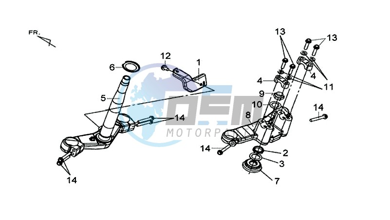 FRONT FORK / STEERING STEM