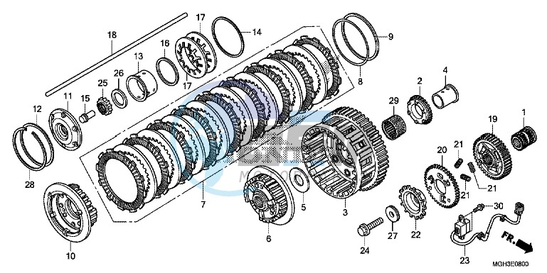 CLUTCH (VFR1200X)