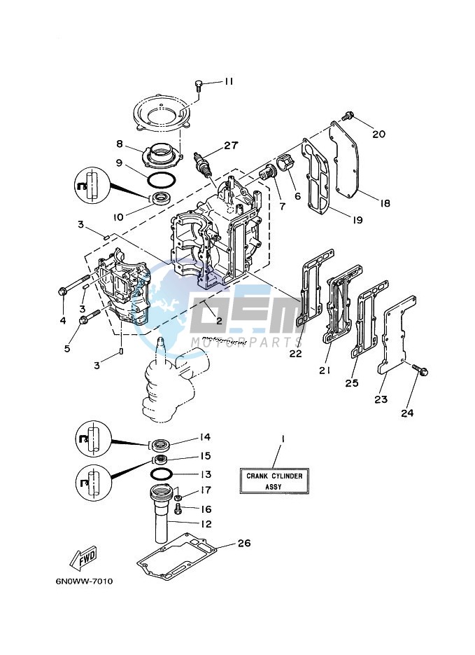 CYLINDER--CRANKCASE