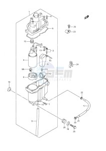 DF 140 drawing Fuel Vapor Separator