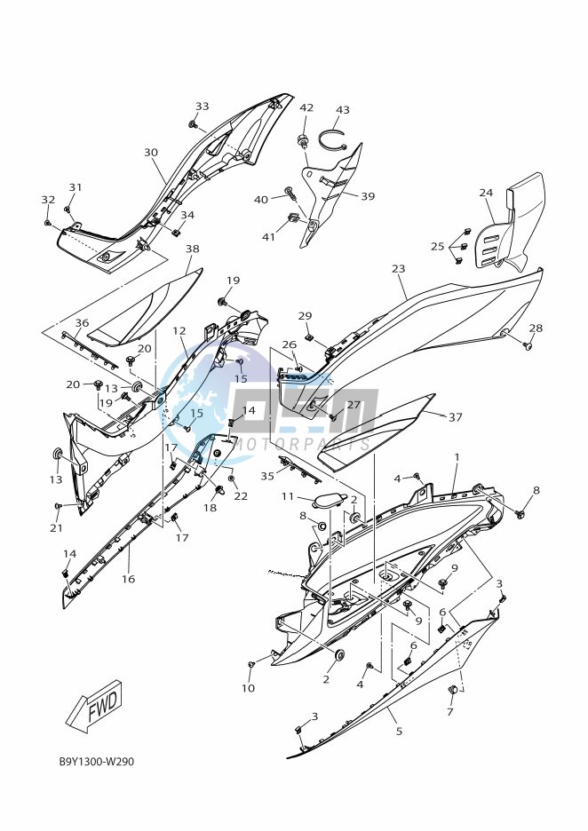 M. CYLINDER FOR DISK BRAKE