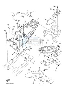 XJ6F 600 DIVERSION F (1CWJ) drawing FENDER