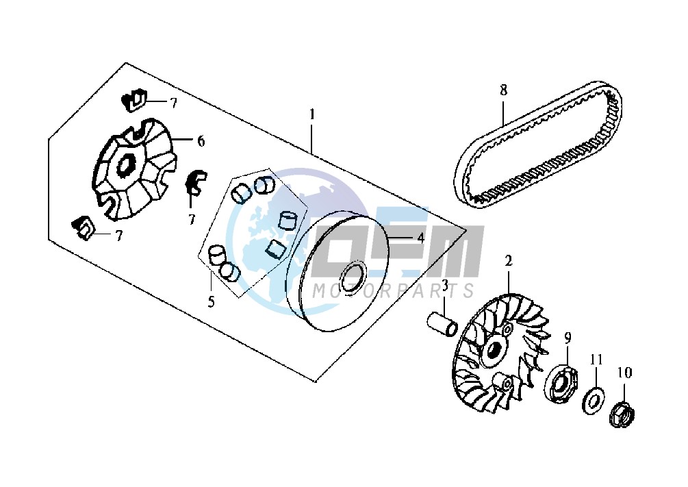 DRIVING PULLEY