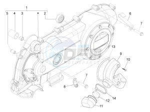 Typhoon 50 4T 4V E2 (NAFTA) USA drawing Crankcase cover - Crankcase cooling