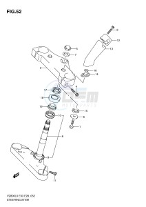 VZ800 (E3-E28) MARAUDER drawing STEERING STEM