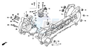 PK50SM drawing CRANKCASE