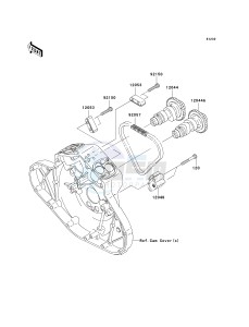 VN 2000 E [VULCAN 2000 CLASSIC] (6F-7F) E6F drawing CAMSHAFT-- S- -_TENSIONER