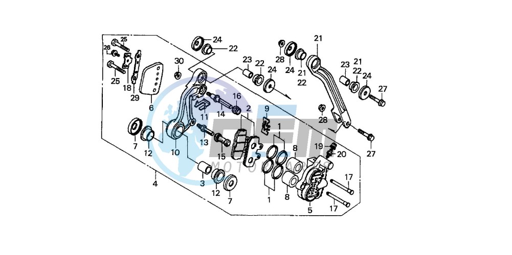 FRONT BRAKE CALIPER