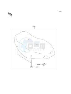 KVF 360 B [PRAIRIE 360] (B6F-B9F) B9F drawing SEAT