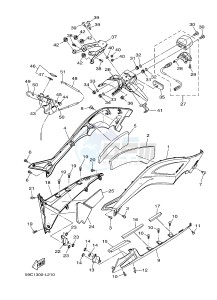 XP500 T-MAX 530 (59CS) drawing SIDE COVER 2