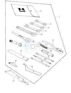 KZ 750 G [LTD II] (G1) [LTD II] drawing OWNER TOOLS