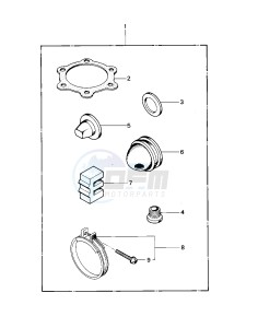 KDX 400 A [KDX400] (A1-A2) [KDX400] drawing OPTIONAL PARTS