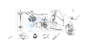 SYMPHONY ST 50 drawing CARBURATOR