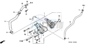 TRX680FAC drawing WATER PUMP