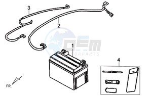 ORBIT II 50 drawing BATTERY