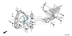 NC750XAG NC750X Europe Direct - (ED) drawing A.C. GENERATOR COVER