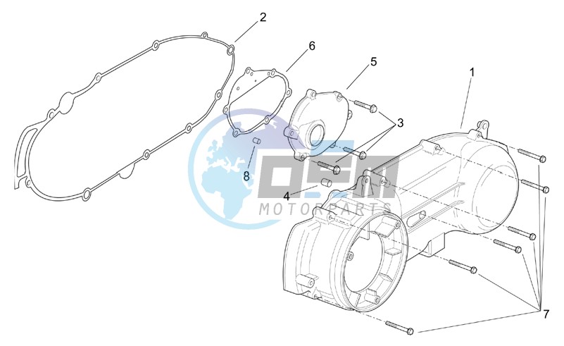 Clutch side cover