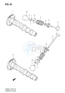 AN650 drawing CAMSHAFT_VALVE