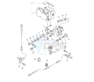 XP T-MAX ABS SV 500 drawing ANTI LOCK BRAKE SYSTEM