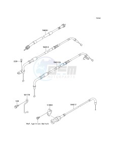 VN 1500 G [VULCAN 1500 NOMAD] (G1-G3) [VULCAN 1500 NOMAD] drawing CABLES