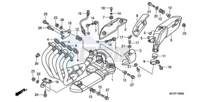 CB600FA9 Australia - (U / ABS) drawing EXHAUST MUFFLER