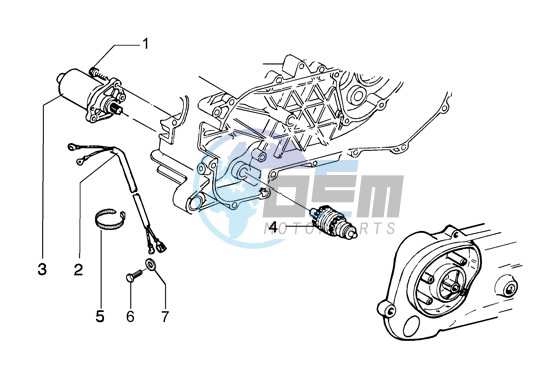 Starting motor