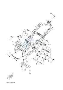 YP400RA X-MAX 400 ABS X-MAX (1SDA 1SDA 1SDA 1SDA) drawing FRAME