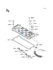 JET SKI ULTRA 300LX JT1500JCF EU drawing Cylinder Head Cover