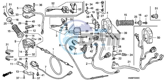 HANDLE LEVER/SWITCH/CABLE