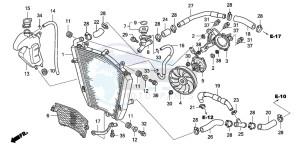 CBR1000RR drawing RADIATOR (CBR1000RR6/7)