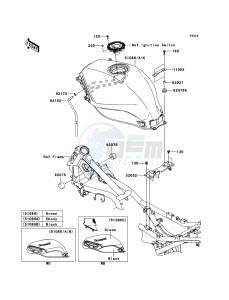 NINJA_250R EX250K9F GB XX (EU ME A(FRICA) drawing Fuel Tank