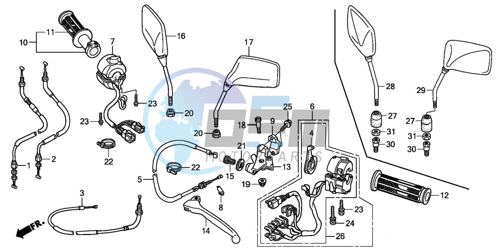 HANDLE LEVER/SWITCH/ CABLE