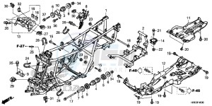 TRX500FM5G TRX500FM Australia - (U) drawing FRAME BODY