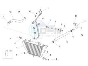 RSV4 1100 RACING FACTORY E4 ABS (EMEA-GSO) drawing Oil radiator