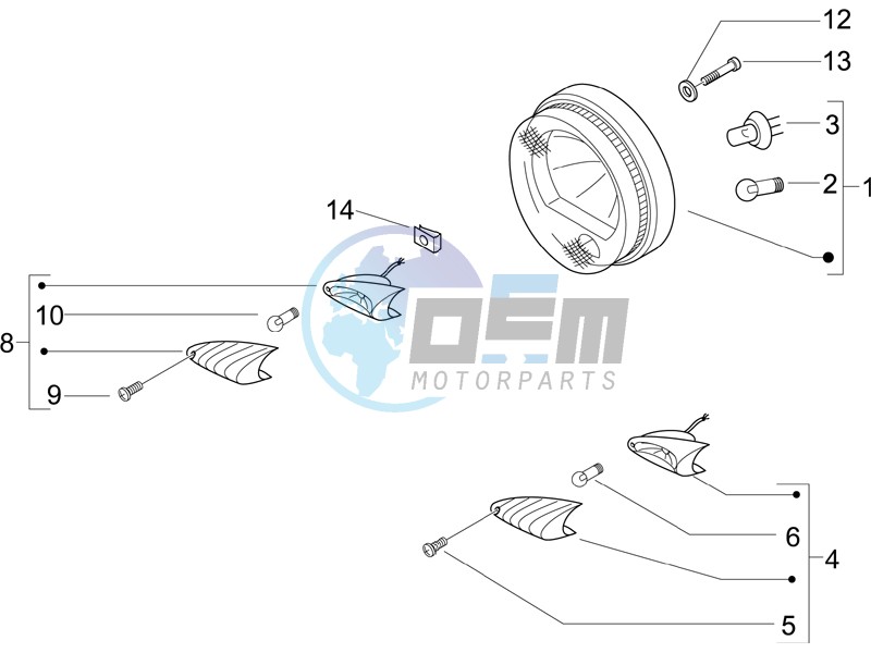 Head lamp - Turn signal lamps