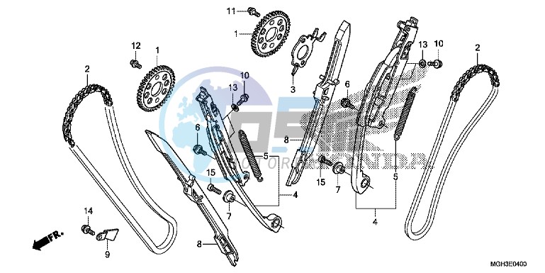 CAM CHAIN/ TENSIONER