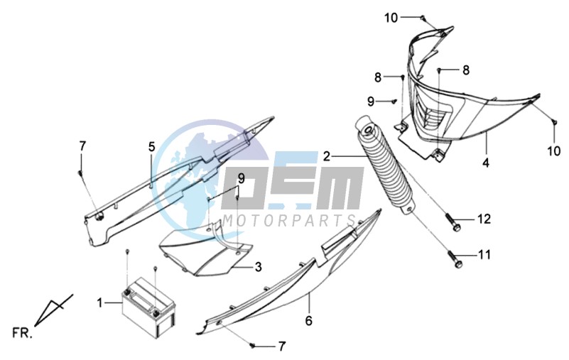 REAR SUSPENSION - COWLING