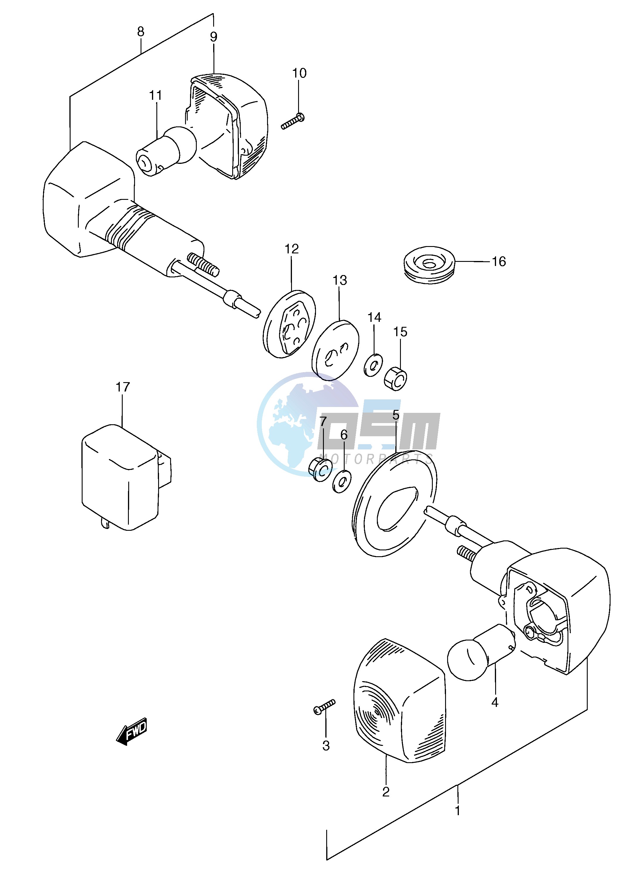 TURN SIGNAL LAMP (E1)