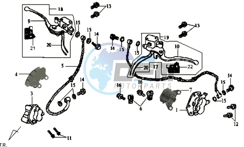 BRAKE CALIPER / BRAKE LEVER