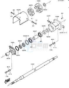 JS 300 B [JS300] (B1-B2) [JS300] drawing DRIVE SHAFT