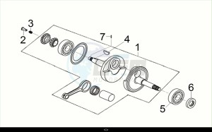 JOYMAX-Z+ 125 (LW12W3-EU) (M2) drawing CRANK SHAFT COMP